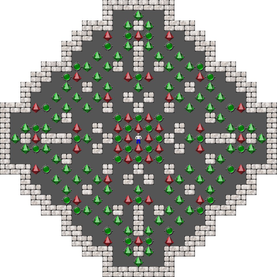 Sokoban David W. Skinner Arranged level 350